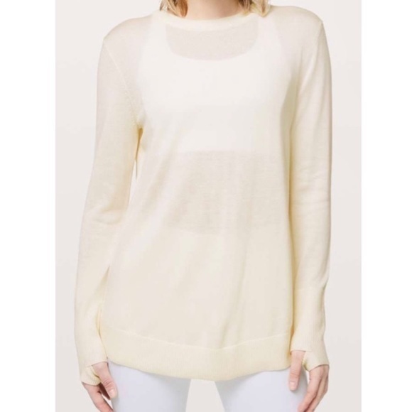 lululemon athletica Sweaters - lululemon Women’s Still at‎ Ease Pullover Sweater (Size 8)
